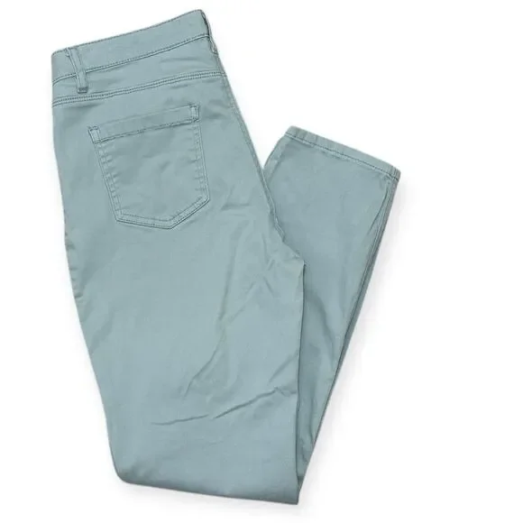 Buffalo David Bitton Daily Mid-Rise Stretch Skinny Ankle Pants 8/29 Light Blue - Picture 5 of 7